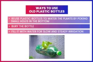 Ways to use old plastic bottles