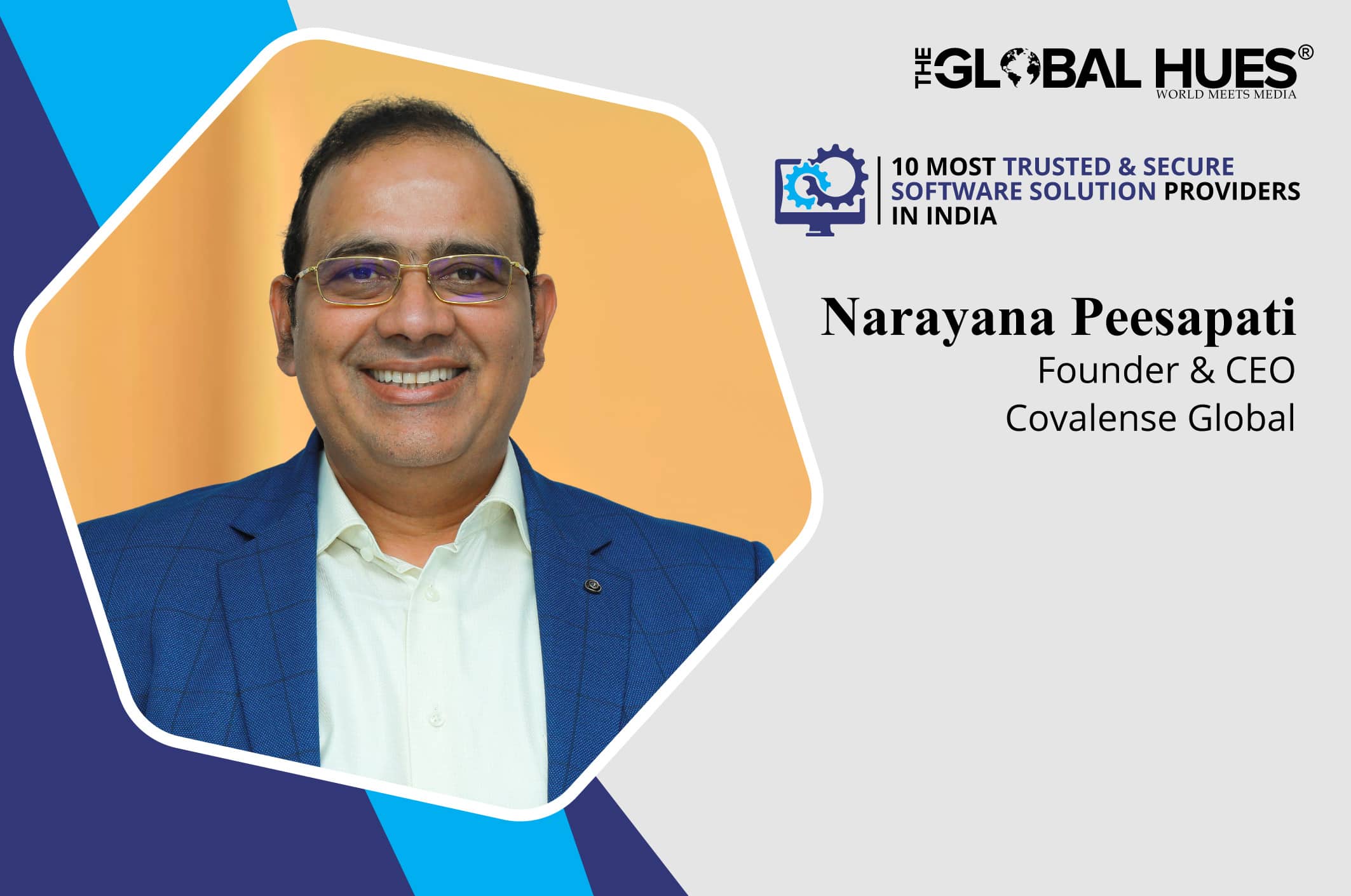 Narayana peesapati founder & Ceo Covalense Global