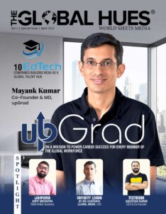 The Global Hues: EdTech Upgrad Cover April 2022
