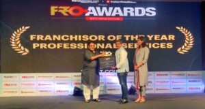 Franchise Award received by Mr Rashesh Doshi