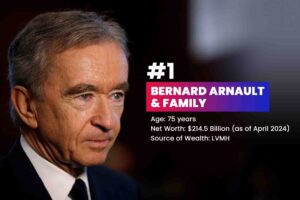 BERNARD ARNAULT & FAMILY | richest billionaires in the world