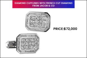 Diamond Cufflinks with French Cut Diamond from Jacob & Co | Most Expensive Cufflinks in the world