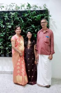 Archana Vijayan Parents