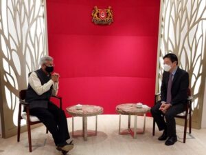 S Jaishankar met Singapore’s Deputy Prime Minister Lawrence Wong