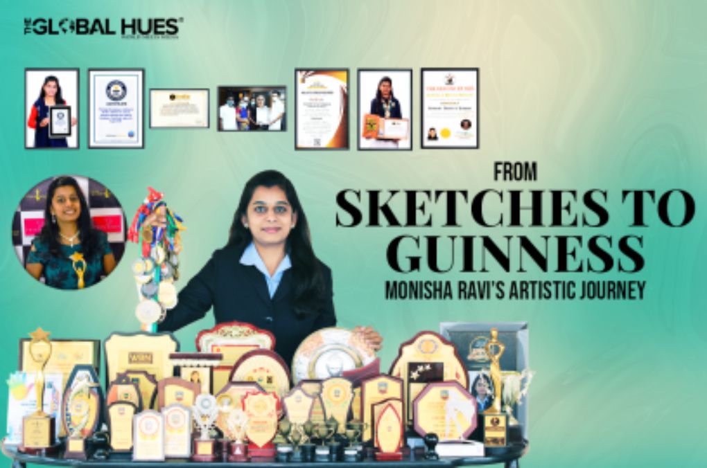 From Sketches to Guinness Monisha Ravi’s Artistic Journey
