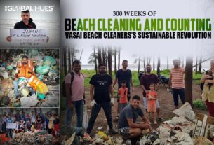 Beach Cleaning and Counting Vasai Beach