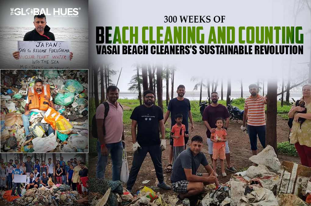 Beach Cleaning and Counting Vasai Beach