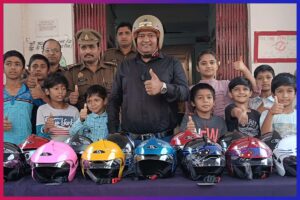 Helmet Man of India Raghvendra Kumar