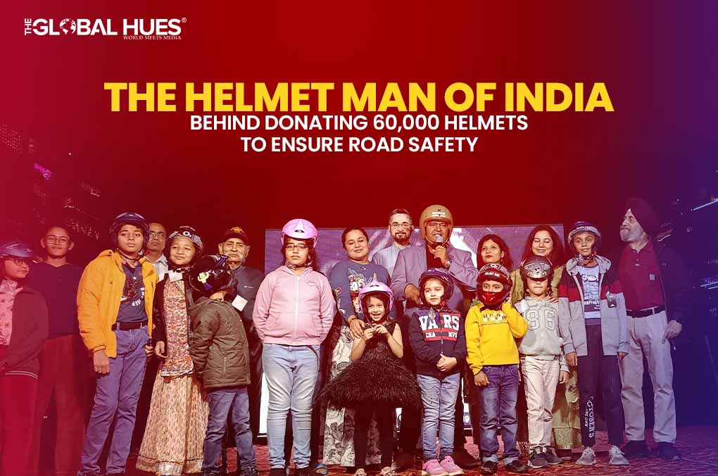 The Helmet Man of India Behind Donating 60,000 Helmets To Ensure Road Safety