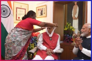 LK Advani confered with Bharat Ratna by President Draupadi Murmu
