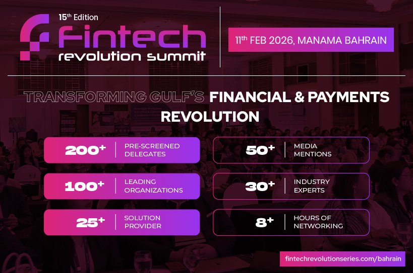 Fintech Revolution Summit 2026 Announced in Manama